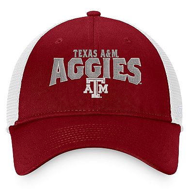 Men's Top of the World Maroon/White Texas A&M Aggies Breakout Trucker Snapback Hat
