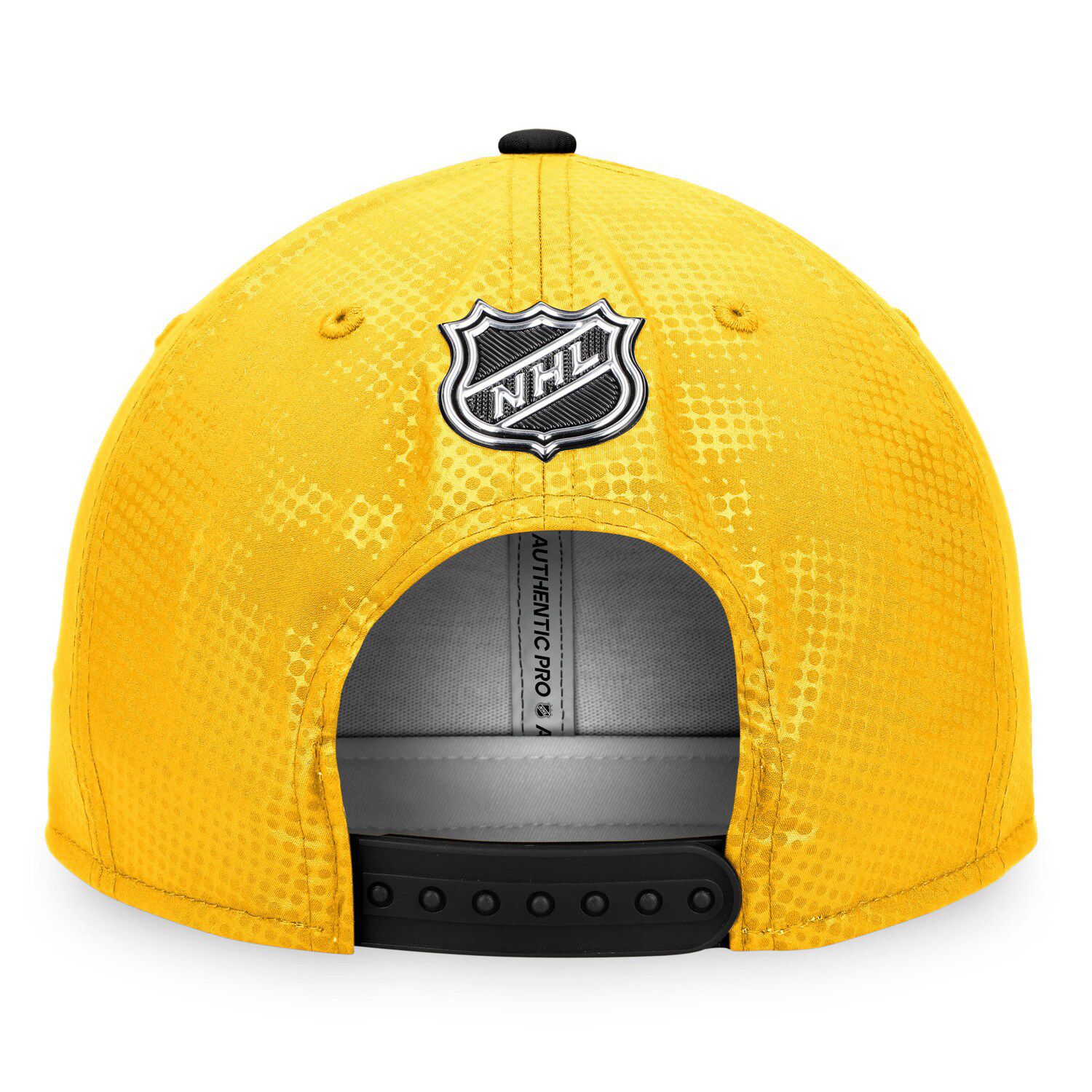 Casquette ajustable noire authentique Pro Home Ice des