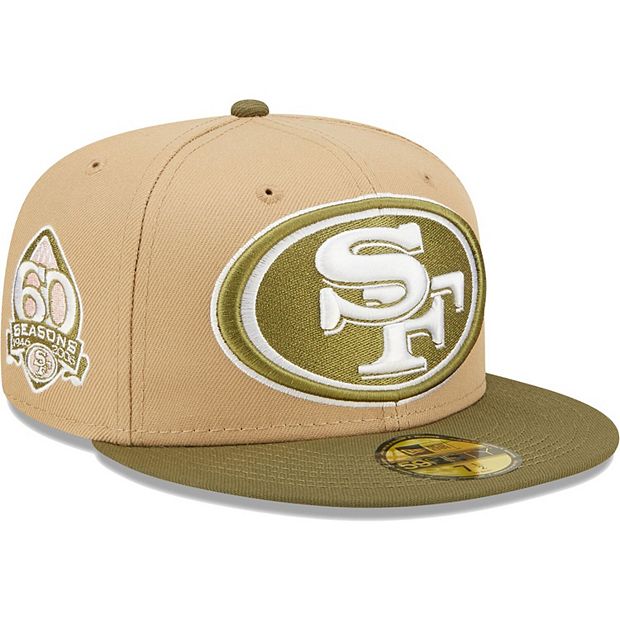 Men's New Era Tan/Olive San Francisco 49ers 60th Season Saguaro 59FIFTY  Fitted Hat