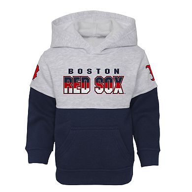 Infant Navy/Heather Gray Boston Red Sox Playmaker Pullover Hoodie & Pants Set