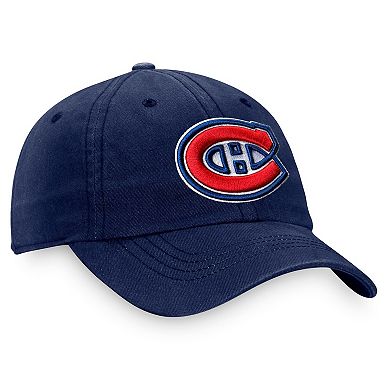 Women's Fanatics Branded Navy Montreal Canadiens Primary Logo Adjustable Hat