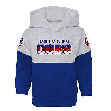 Infant Royal/Heather Gray Chicago Cubs Playmaker Pullover Hoodie & Pants Set