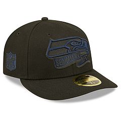 Men's New Era Black/Navy Seattle Seahawks 2022 NFL Draft Low Profile 59FIFTY Fitted Hat