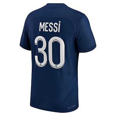 Men's Nike Lionel Messi Blue Paris Saint-Germain 2022/23 Home Authentic ...