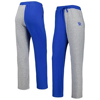 Women's ZooZatz Royal/Gray Kentucky Wildcats Colorblock Cozy Tri-Blend Lounge Pants