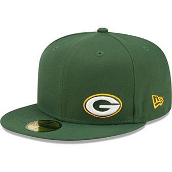 Men's New Era Green Green Bay Packers Flawless 59FIFTY Fitted Hat