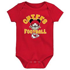 NFL Team Apparel Infant Kansas City Chiefs 'Born 2 Be' 3-Pack Bodysuit Set