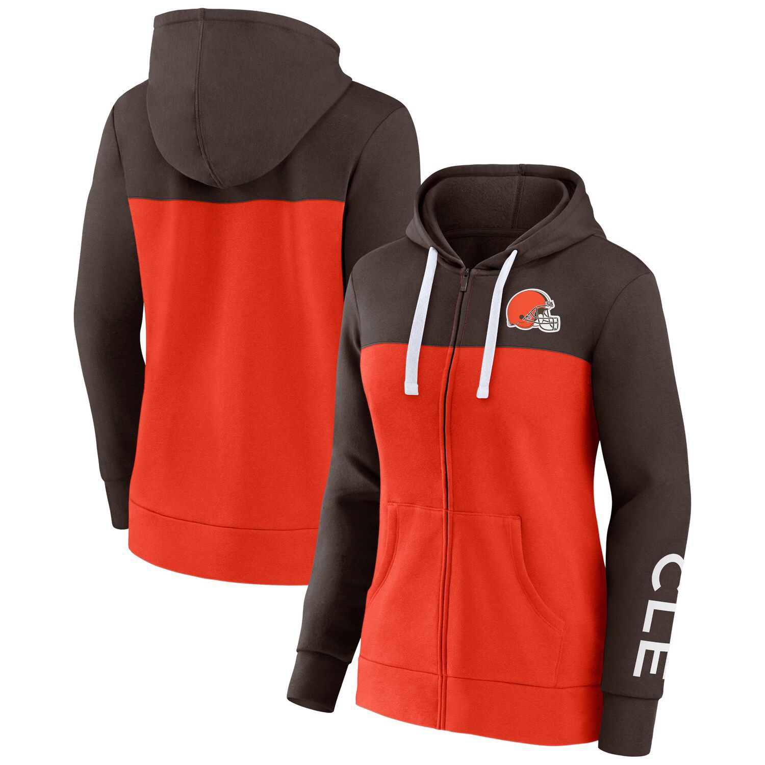 Nike Team Surrey (NFL Cleveland Browns) Men's Full-Zip Hoodie