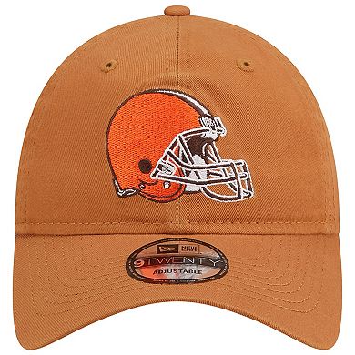 Men's New Era Brown Cleveland Browns Core Classic 2.0 9TWENTY Adjustable Hat