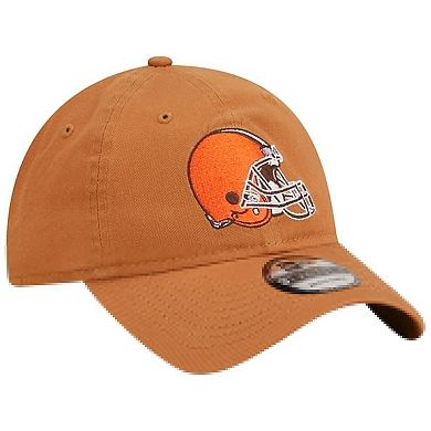 Men's New Era Brown Cleveland Browns Core Classic 2.0 9TWENTY Adjustable Hat