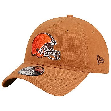 Men's New Era Brown Cleveland Browns Core Classic 2.0 9TWENTY Adjustable Hat