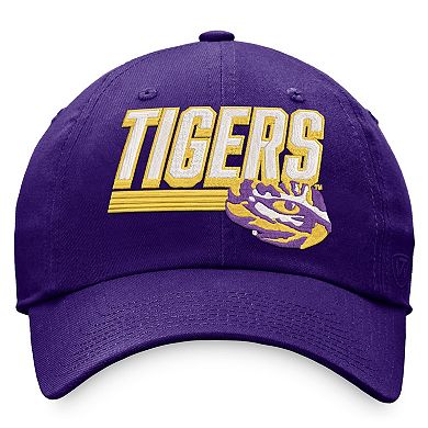 Men's Top of the World Purple LSU Tigers Slice Adjustable Hat