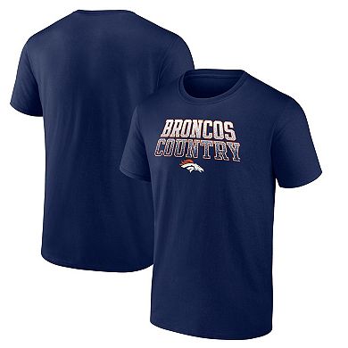 Men's Fanatics Branded Navy Denver Broncos Big & Tall Broncos Country Statement T-Shirt