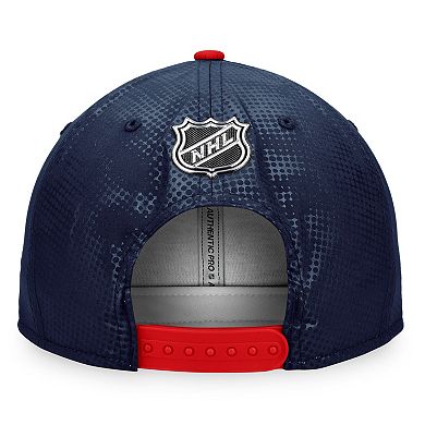 Men's Fanatics Branded Navy/Red Winnipeg Jets Authentic Pro Alternate Logo Snapback Hat