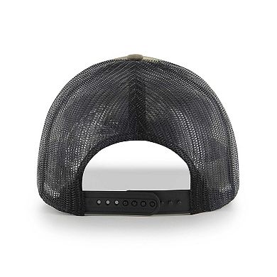 Men's '47 Camo/Black Chicago Blackhawks Trucker Snapback Hat