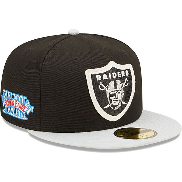 Las Vegas Raiders Gray Out 6 7/8 New Era 59Fifty Fitted Hat