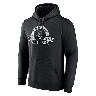 Men's Fanatics Branded Black Chicago White Sox Big & Tall Utility Pullover Hoodie