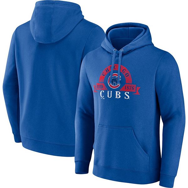 Men's Fanatics Branded Royal Chicago Cubs Big & Tall Utility Pullover Hoodie