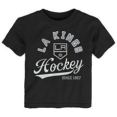 Youth Los Angeles Kings Fanatics Branded Black Authentic Pro Shirt