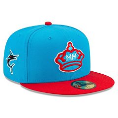 Men's Nike Red Miami Marlins City Connect Logo T-Shirt Size: Small