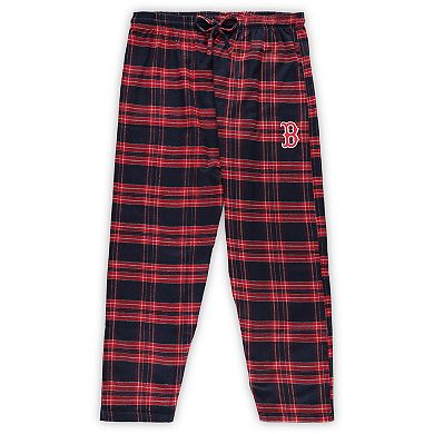 Women's Concepts Sport Navy/Red Boston Red Sox Plus Size Badge Sleep Set