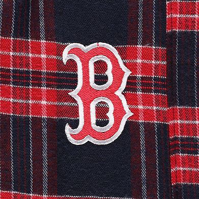 Women's Concepts Sport Navy/Red Boston Red Sox Plus Size Badge Sleep Set