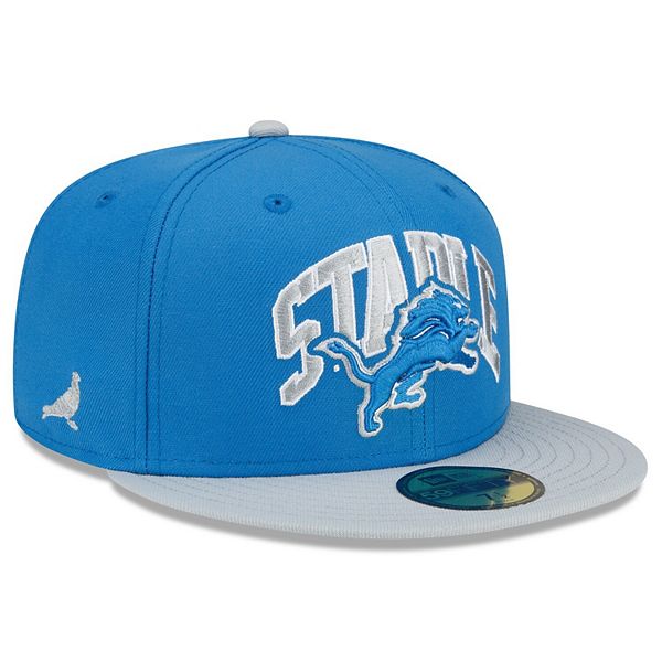 Men's New Era Blue/Gray Detroit Lions NFL x Staple Collection 59FIFTY Fitted  Hat