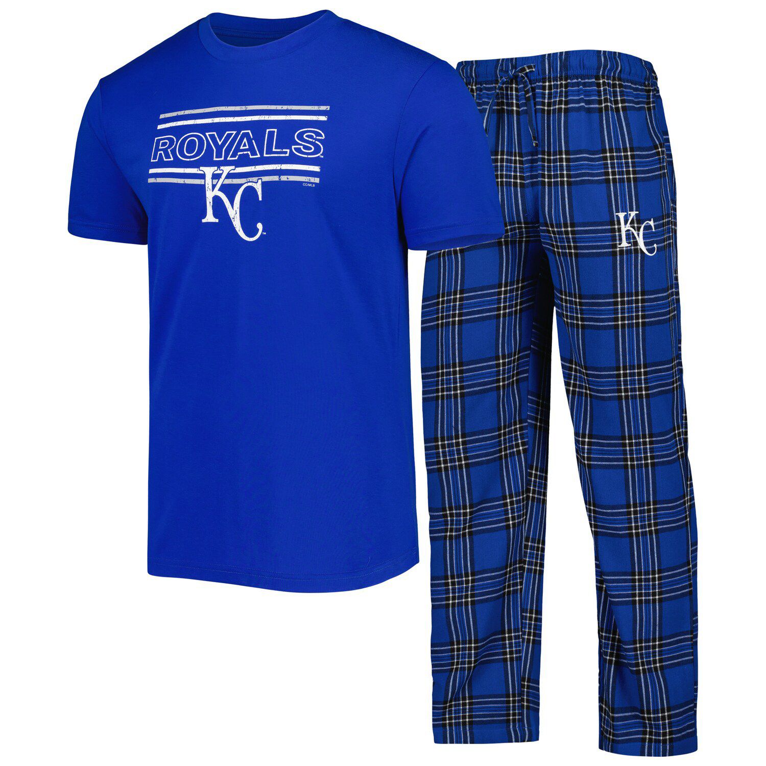 Women's Concepts Sport Royal Kansas City Royals Plus Size Cloud Tank Top &  Shorts Sleep Set