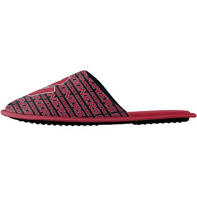 Youth FOCO Oklahoma Sooners Scuff Wordmark Slide Slippers