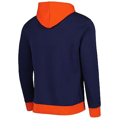 Men's Mitchell & Ness Navy Chicago Bears Big Face 5.0 Pullover Hoodie