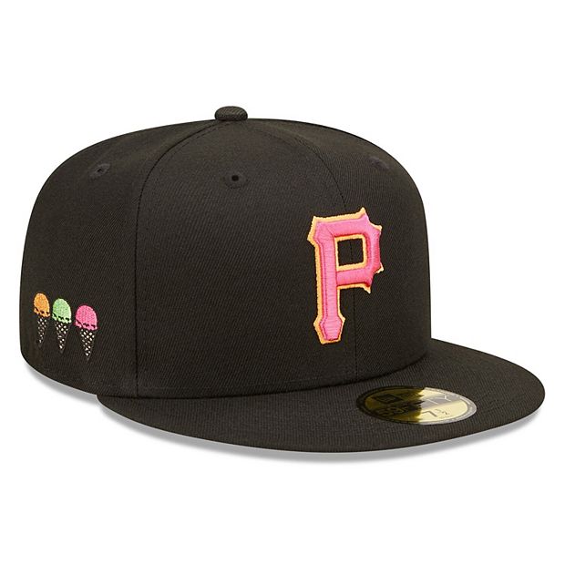 New Era Men's Pittsburgh Pirates 59Fifty Black Fitted Hat