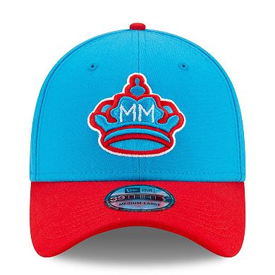 Men's New Era Blue/Red Miami Marlins 2021 City Connect 39THIRTY Flex Hat
