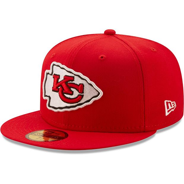 Men's New Era Red Kansas City Chiefs Three-Time Super Bowl Champions 9FORTY  Adjustable Hat