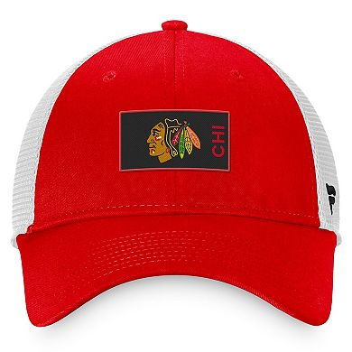 Men's Fanatics Branded Red Chicago Blackhawks Authentic Pro Rink Trucker Snapback Hat