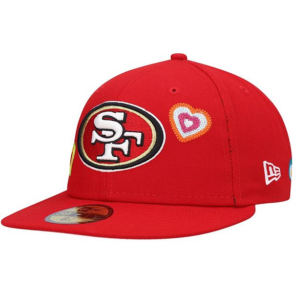 Men's San Francisco 49ers New Era Black Team 59FIFTY Fitted Hat