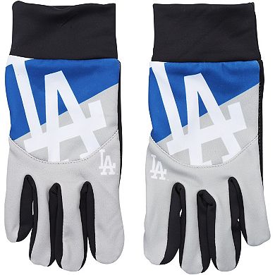 FOCO Los Angeles Dodgers Cropped Logo Texting Gloves