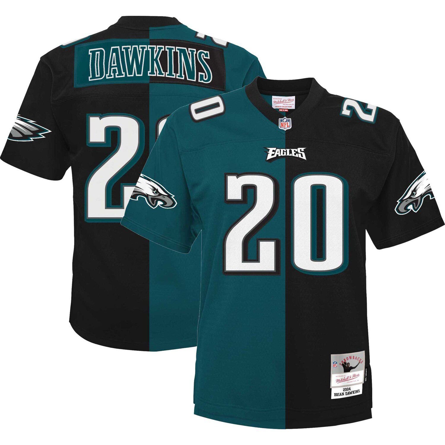 Legacy Brian Dawkins Philadelphia Eagles 1996 Jersey - Shop Mitchell & Ness  Authentic Jerseys and Replicas Mitchell & Ness Nostalgia Co.