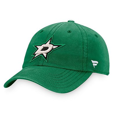 Men's Fanatics Branded Kelly Green Dallas Stars Core Primary Logo Adjustable Hat
