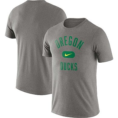 Men's Nike Heather Gray Oregon Ducks Team Arch T-Shirt