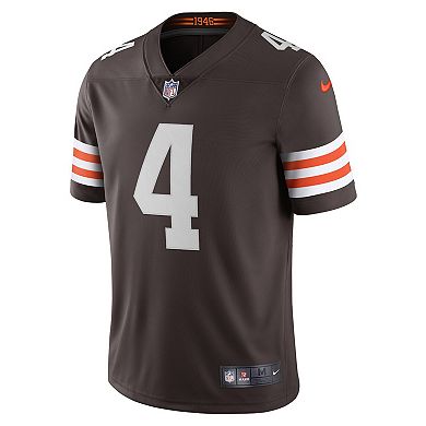 Men's Nike Deshaun Watson Brown Cleveland Browns Vapor Limited Jersey