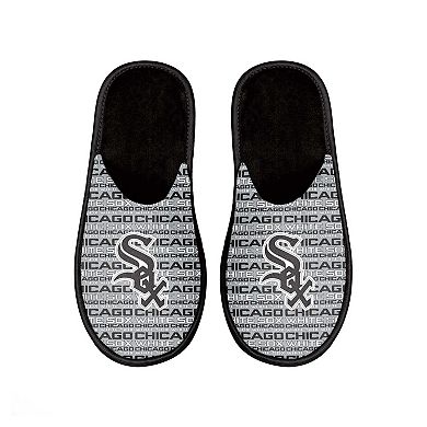 Men's FOCO Chicago White Sox Scuff Logo Slide Slippers