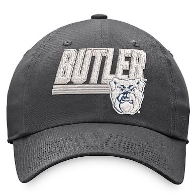 Men's Top of the World Charcoal Butler Bulldogs Slice Adjustable Hat