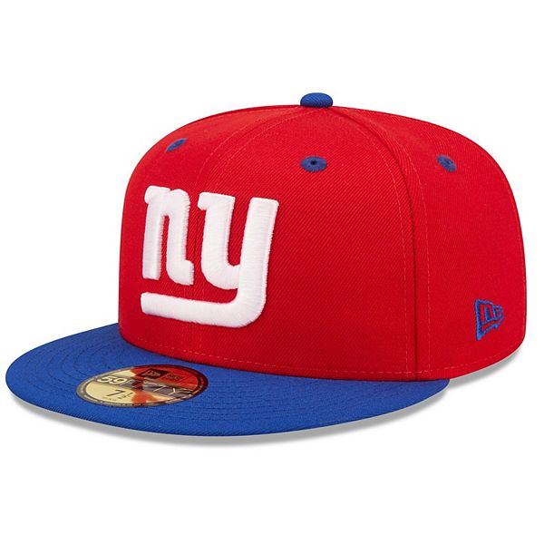 Men's New Era Red/Royal New York Giants Flipside 59FIFTY Fitted Hat