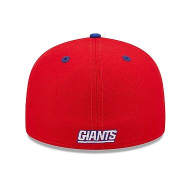Men's New Era Red/Royal New York Giants Flipside 59FIFTY Fitted Hat