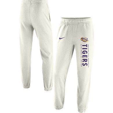 Men's Nike Cream LSU Tigers Saturday Fleece Pants