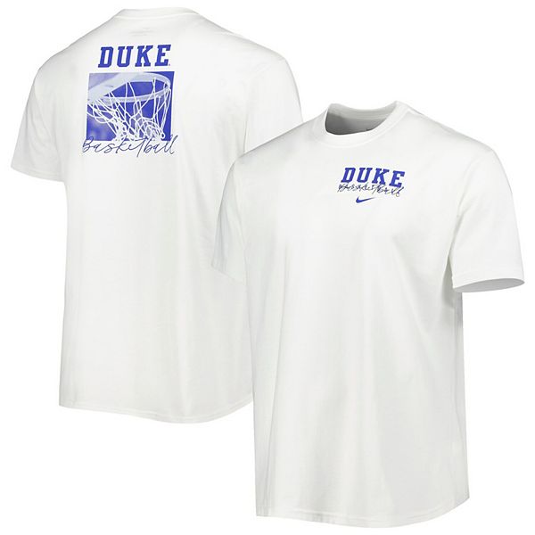 Men's Nike White Duke Blue Devils Basketball Movement Max90 T-Shirt