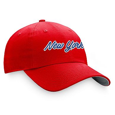 Women's Fanatics Branded Red  New York Rangers Breakaway Adjustable Hat