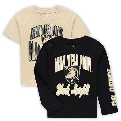 Preschool Black/Gold Army Black Knights Game Day T-Shirt Combo Pack