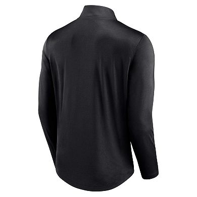 Men's Fanatics Black Chicago White Sox Tough Minded Lightweight Quarter-Zip Pullover