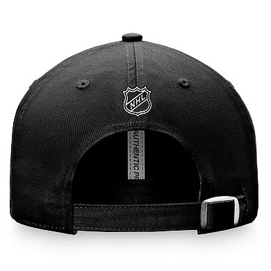 Men's Fanatics Branded Black Anaheim Ducks Authentic Pro Rink Adjustable Hat